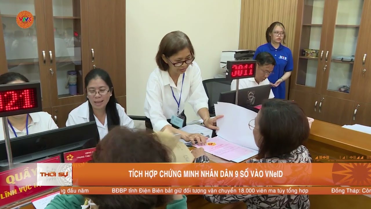 TÍCH HỢP CHỨNG MINH NHÂN DÂN 9 SỐ VÀO VNeID | VTV5