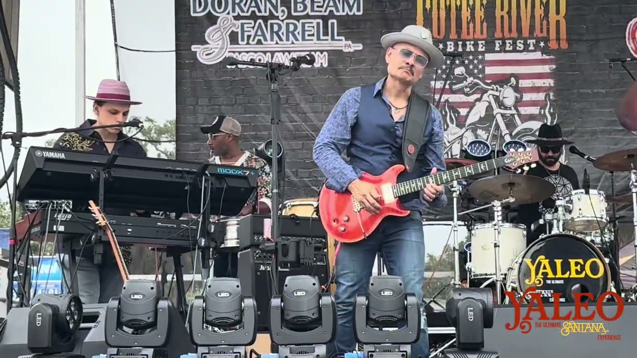 Yaleo – “Maria Maria” (Santana Tribute) Live at the Cotee River Bike Fest 2025 | Dotfilmz Entertainm