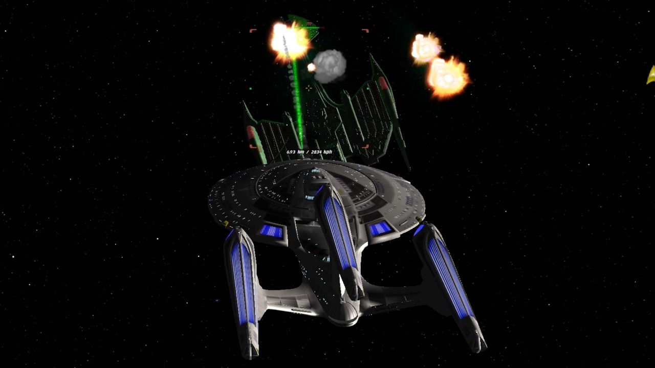 The USS Angelwings A vs The Klingons! | Star Trek Bridge Commander