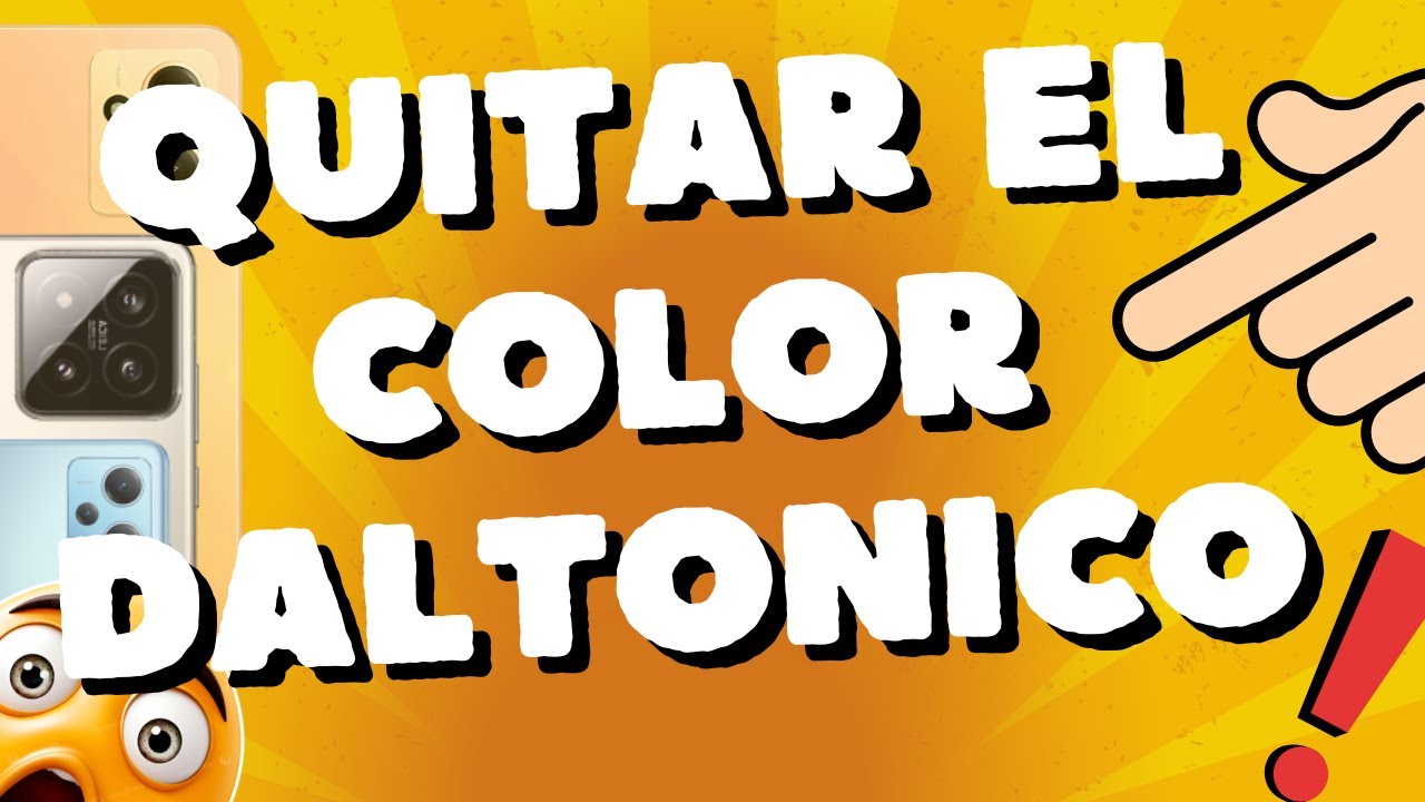 C&oacute;mo recuperar el color normal quitar el color Daltonico Xiaomi Redmi Note 12 12S 13 13T Pro 12C