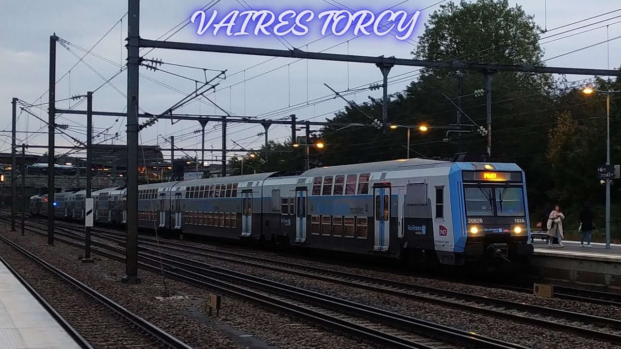 TGV, TER, RER, Transilien et FRET en gare de Vaires Torcy