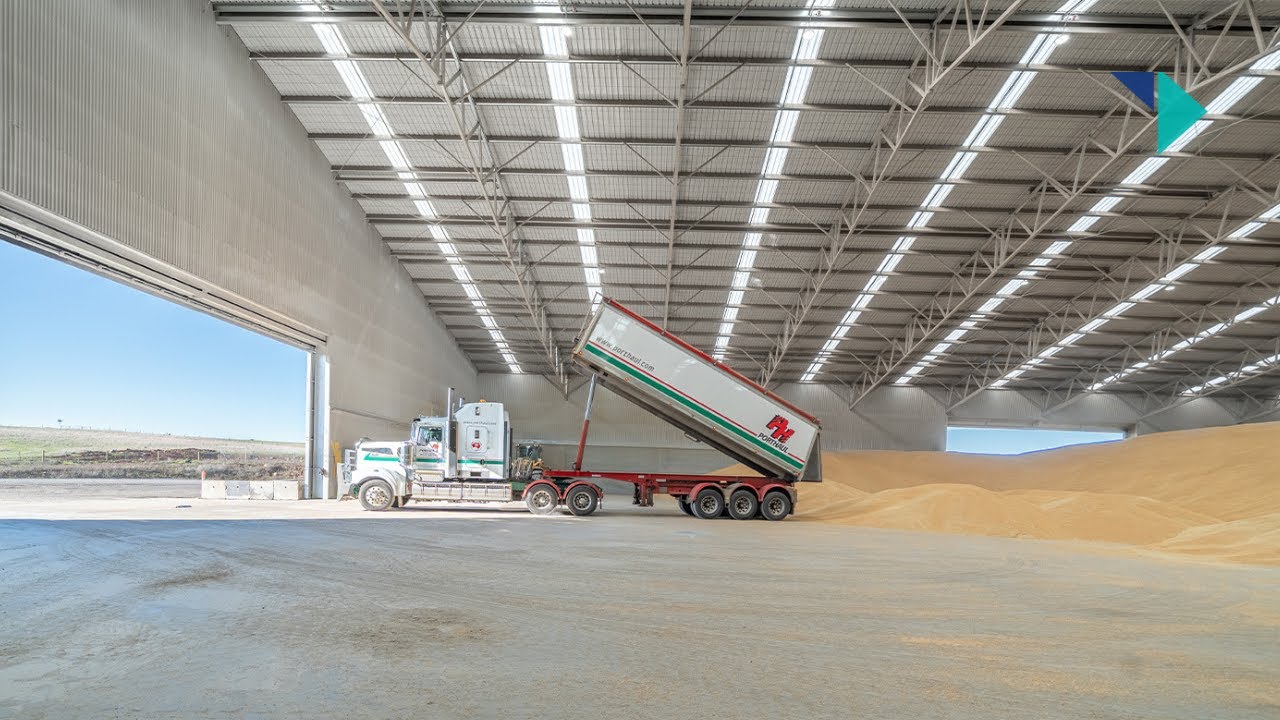 Porthaul Grain Storage | Agricultural Steel Building by Central Steel Build