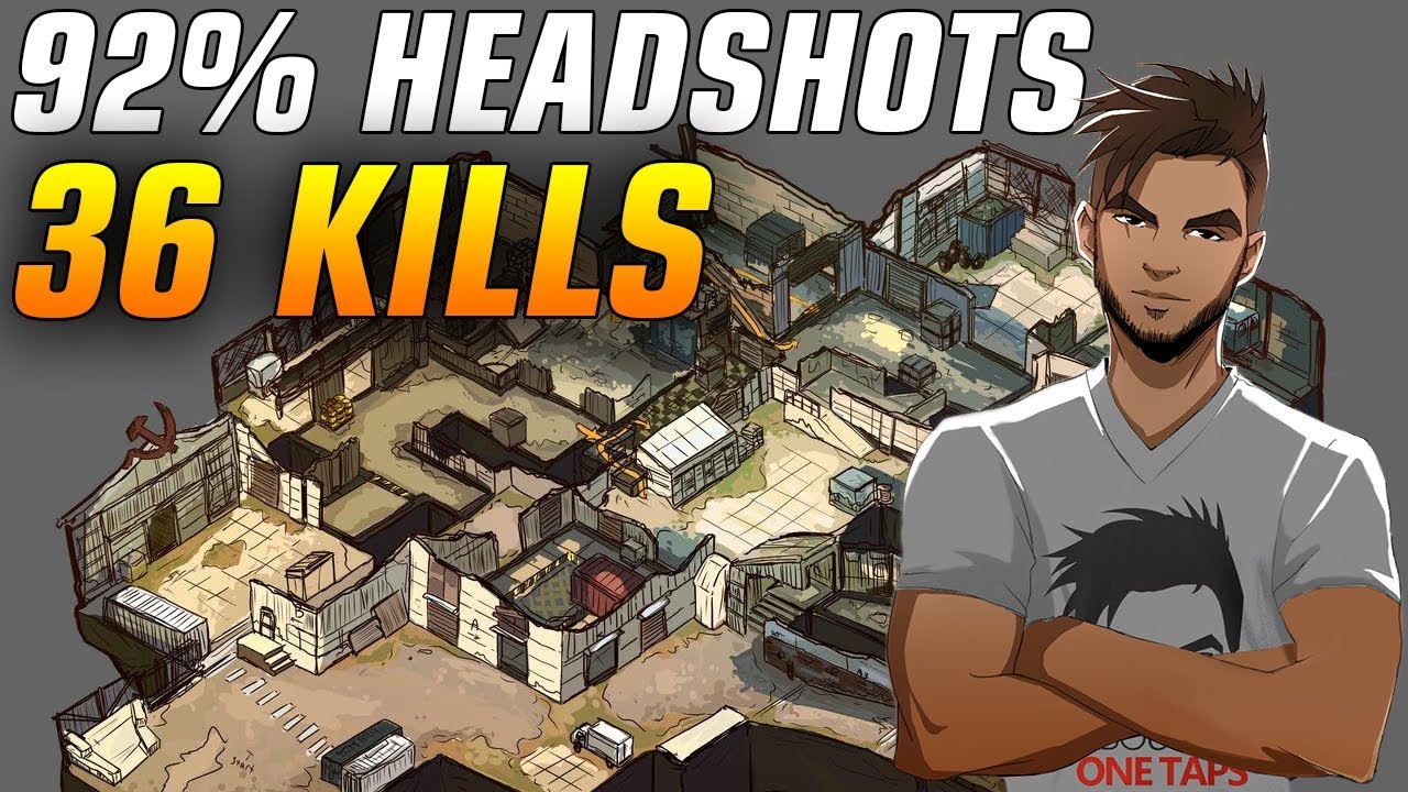 CS:GO - ScreaM 36 frags on Cache - 92% Headshots