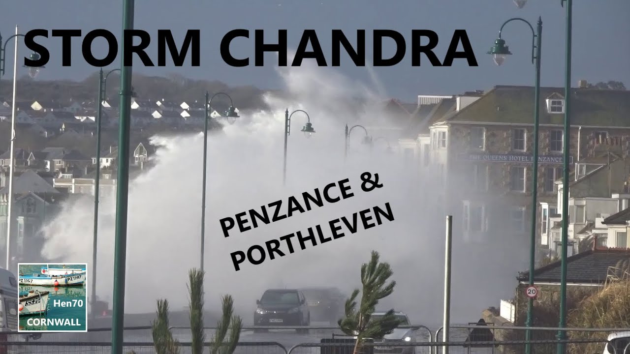 Storm Chandra | Major storm hits Penzance and Porthleven | Cornwall