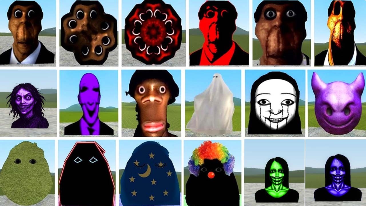 OBUNGA NEXTBOTS, TOO MUCH NEXTBOTS FAMILY AND ANGRY MUNCI NEXTBOT In Garry's Mod
