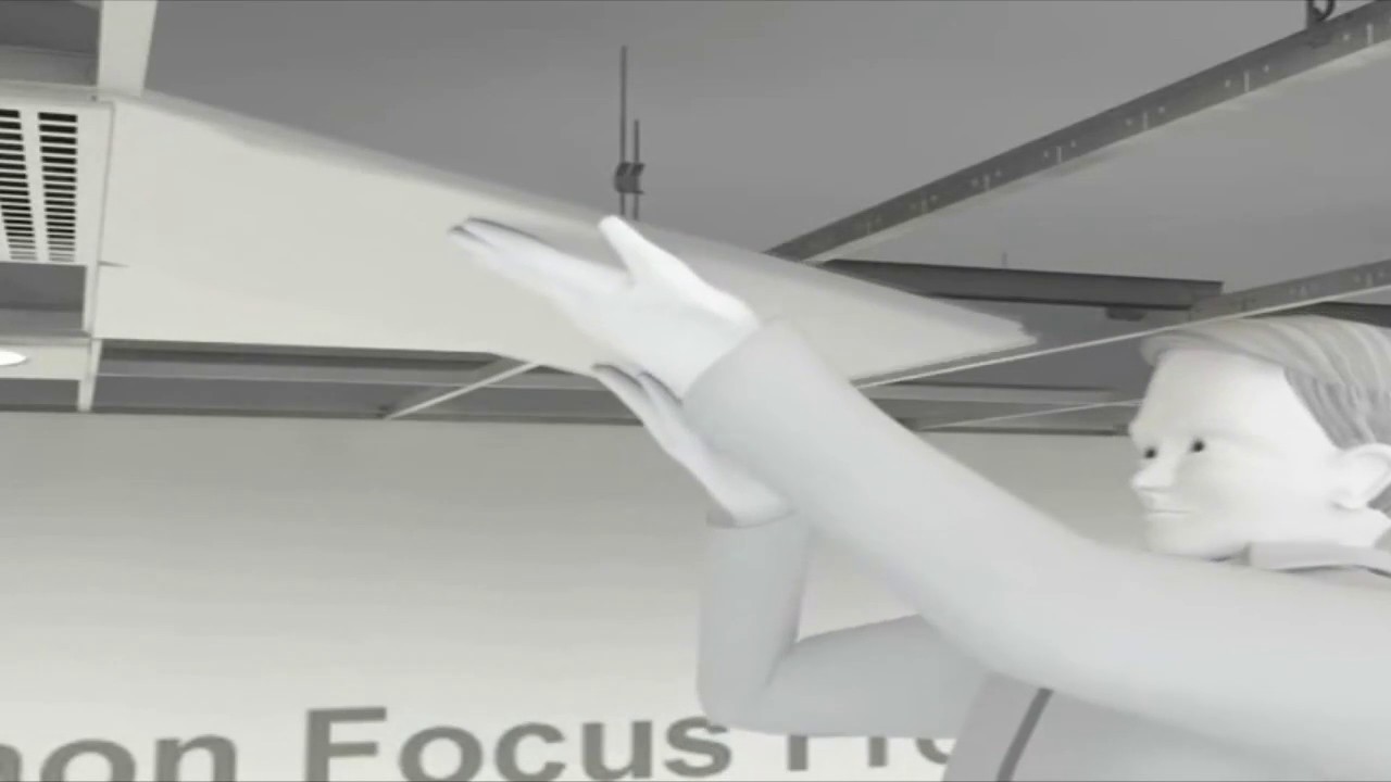 Монтаж подвесного потолка Ecophon Focus Frost Dg