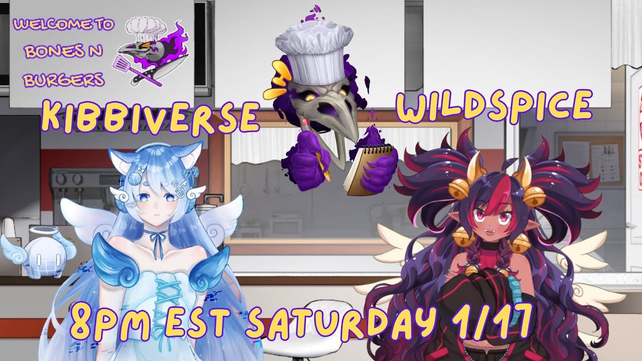 BONES N BURGERS SHOW! Ft. WildSpice and Kibbiverse!