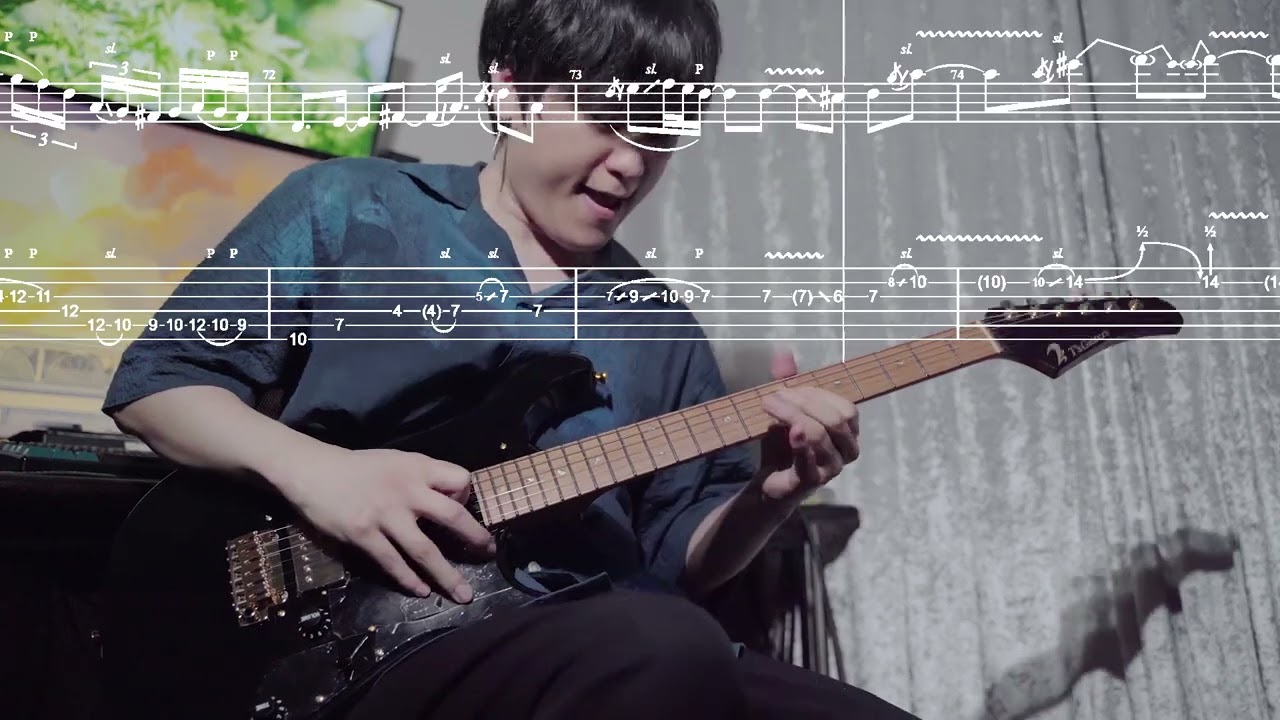 【GTP谱例演示】AZ - Run Again [Official Guitar Playthrough] | TAB by 小Astart