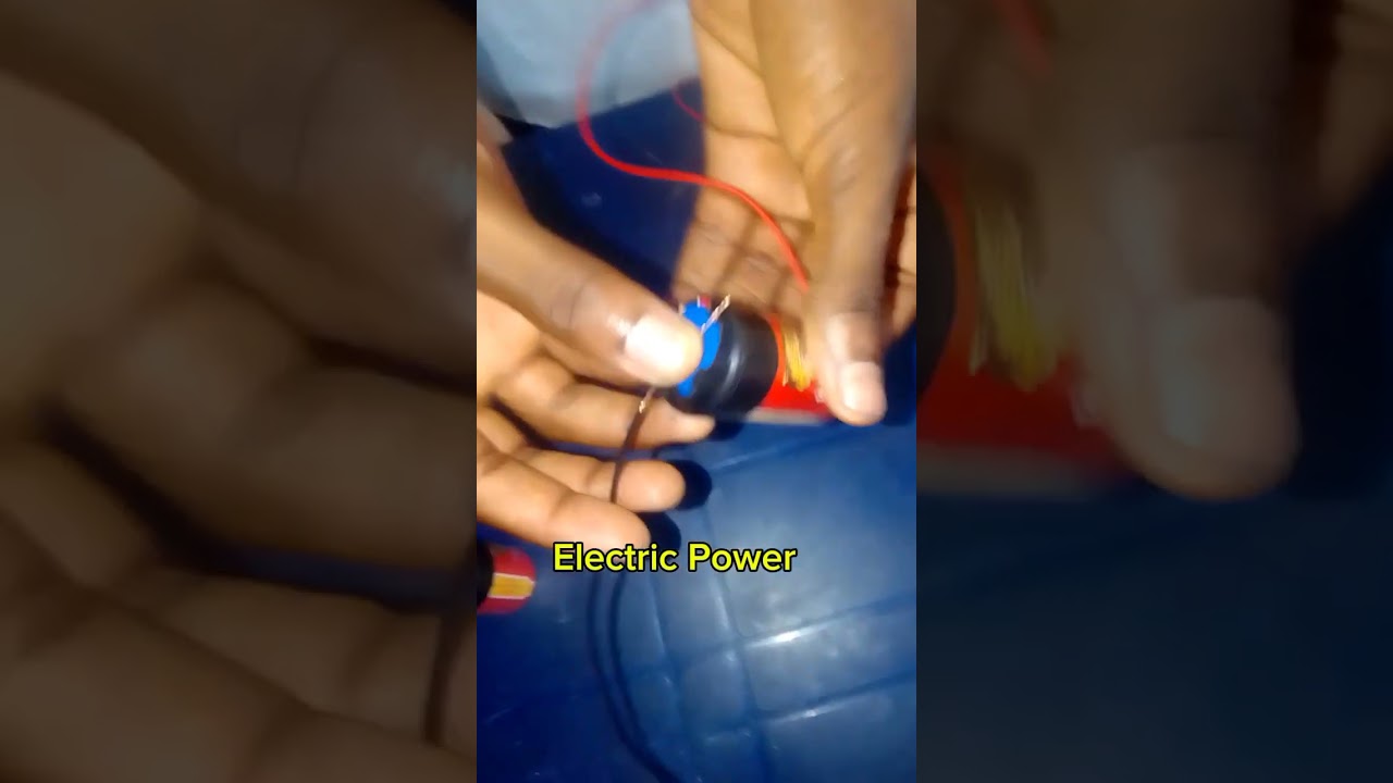 Electric power demonstration in a circuit 