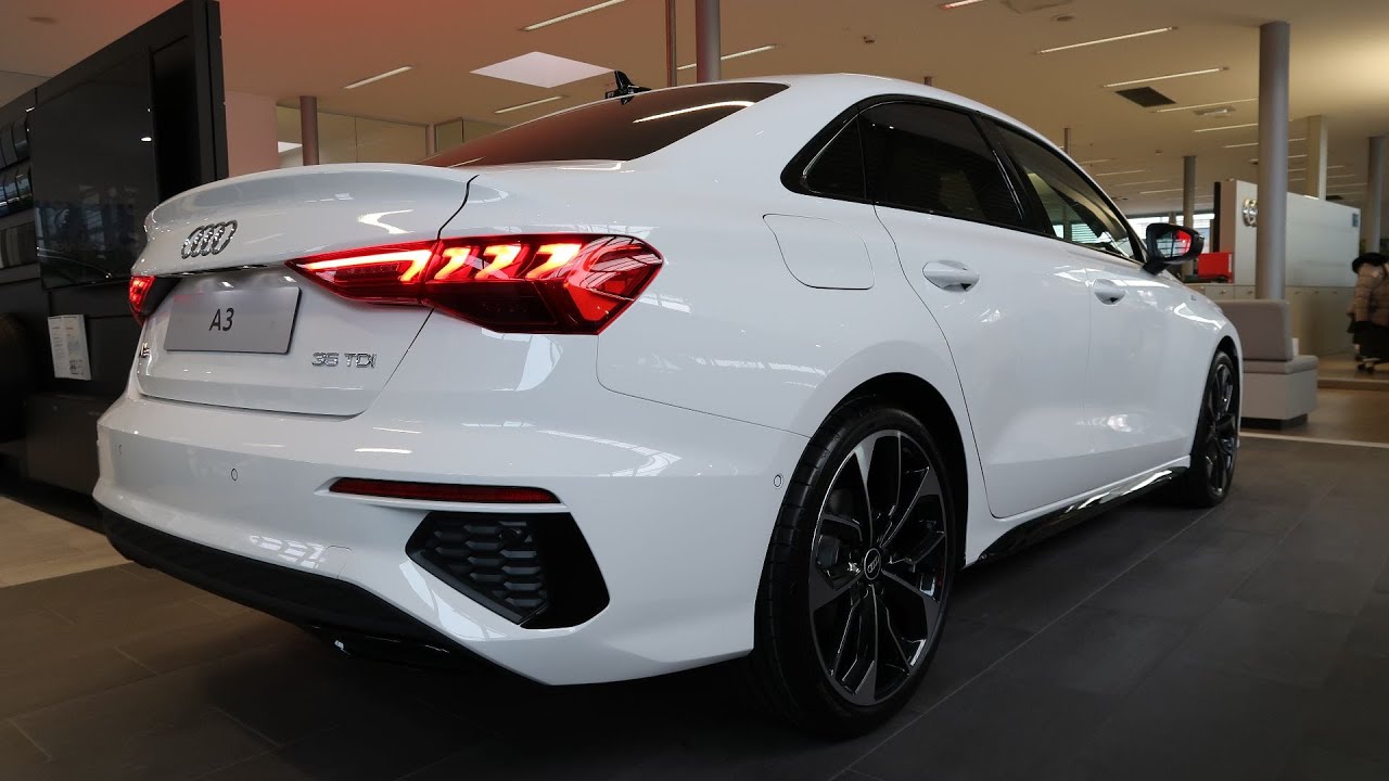 2021 Audi A3 Sedan 35 TDI S Line (150 hp) - Visual Review by Supergimm