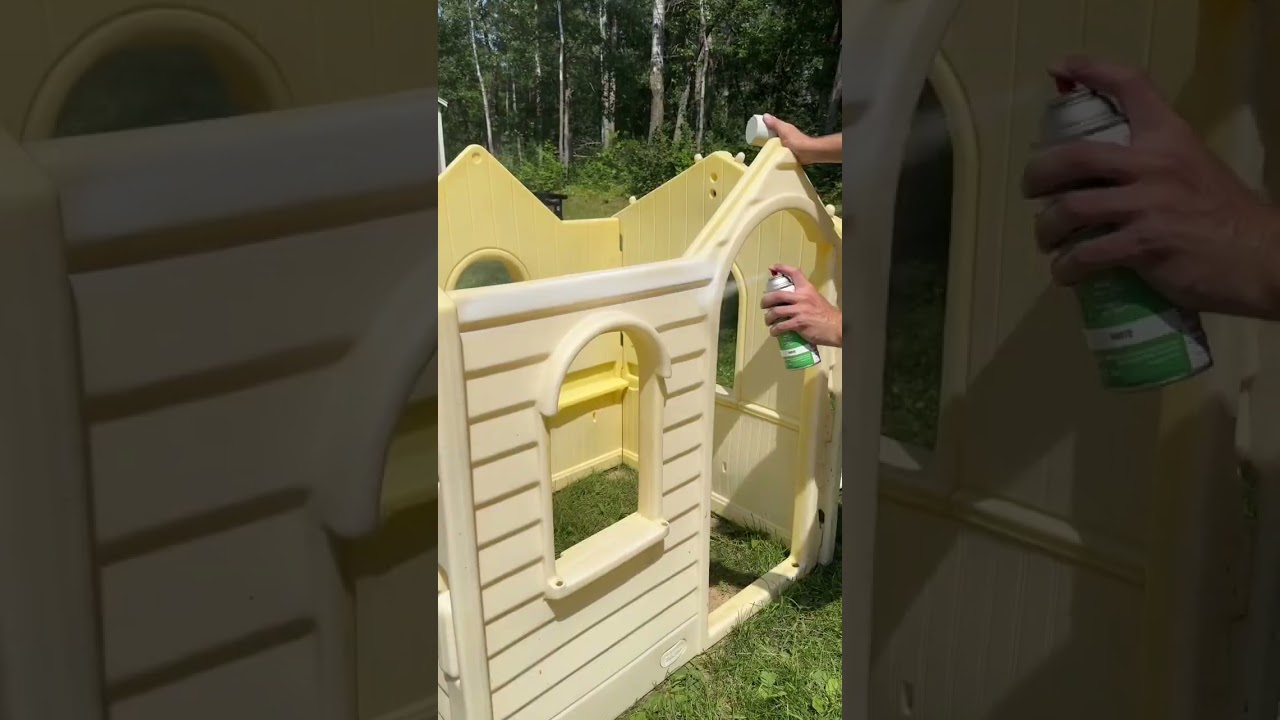 diy playhouse makeover😱