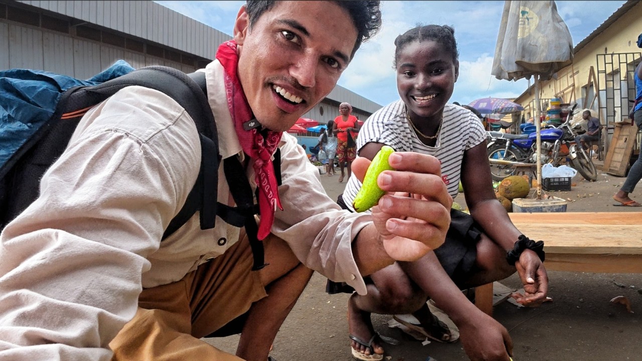 Primeira vez no Mercadão de São Tomé e Príncipe