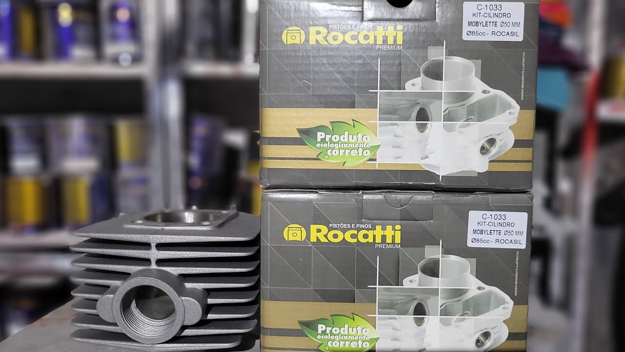 MOBILETE 2 MOTORES ( TROCA E PREPARA&Ccedil;&Atilde;O DOS CILINDRO ROCATTI 85 CC)