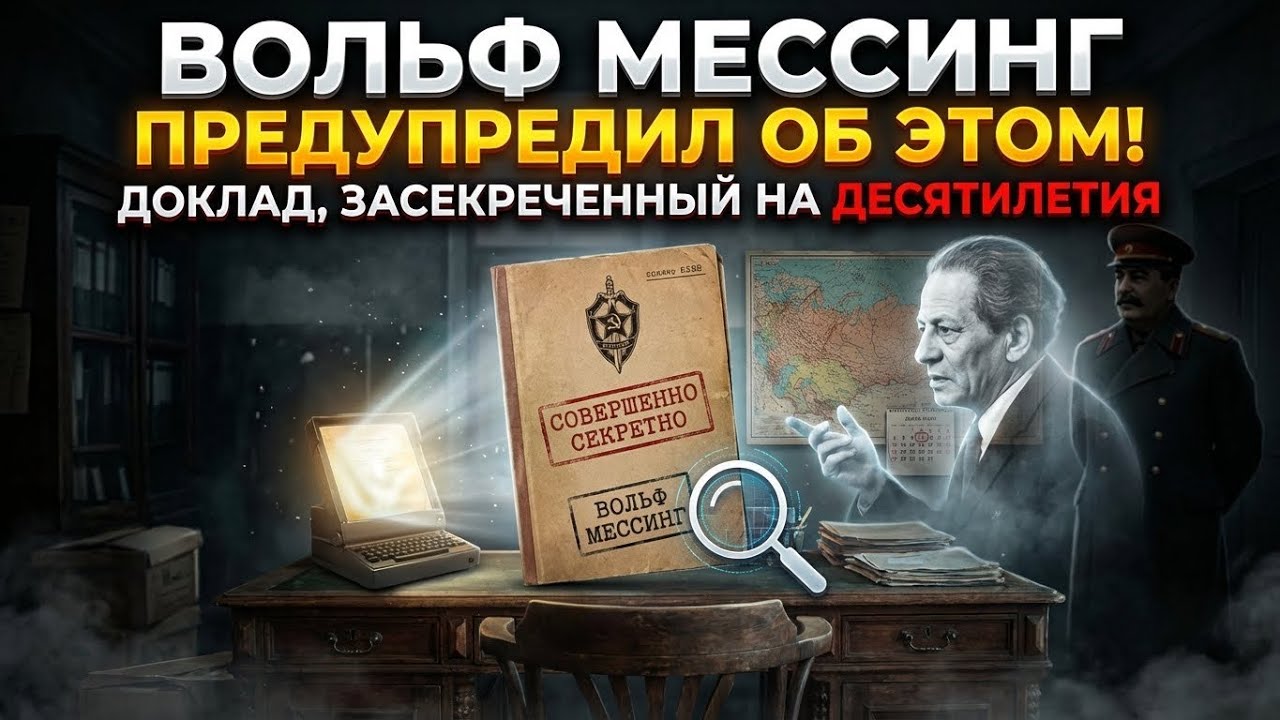 Вольф Мессинг предупредил об этом! Доклад, засекреченный на десятилетия