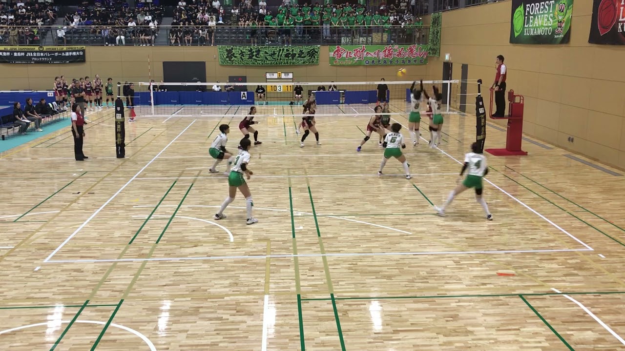2025.09.21 フォレストリーヴス熊本vs鹿児島女子高3セット目 天皇杯・皇后杯ブロック大会