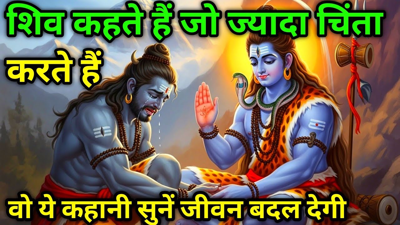 महादेव की यह कहानी सारी चिंता दूर कर देगी | hindi kahani | Mahadev motivational speech | #bholenath 