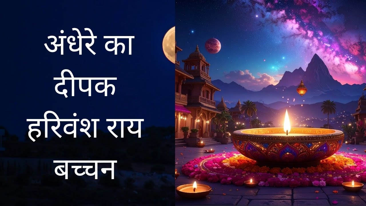 Andhere Ka Deepak | Harivansh Rai Bachhan Poetry Recitation | Hindi Poetry