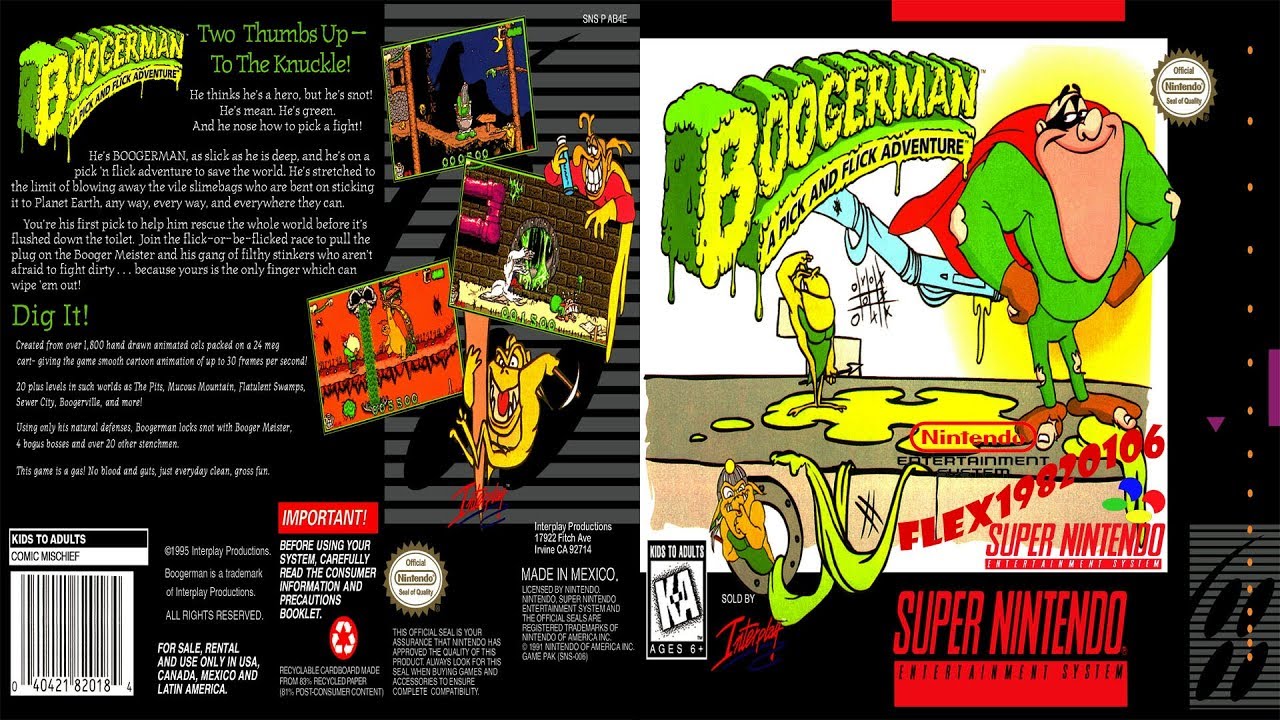 SNES: Boogerman - Pick & Flick Adventure (EN) longplay [163]