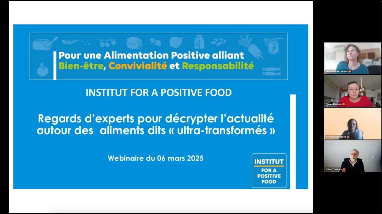 Replay : Regards d'experts pour décrypter l'actualité autour des aliments dits 