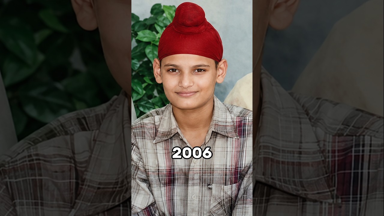 Sidhu Moosewala Age Transformation (1996-2026) #shorts #youtubeshorts