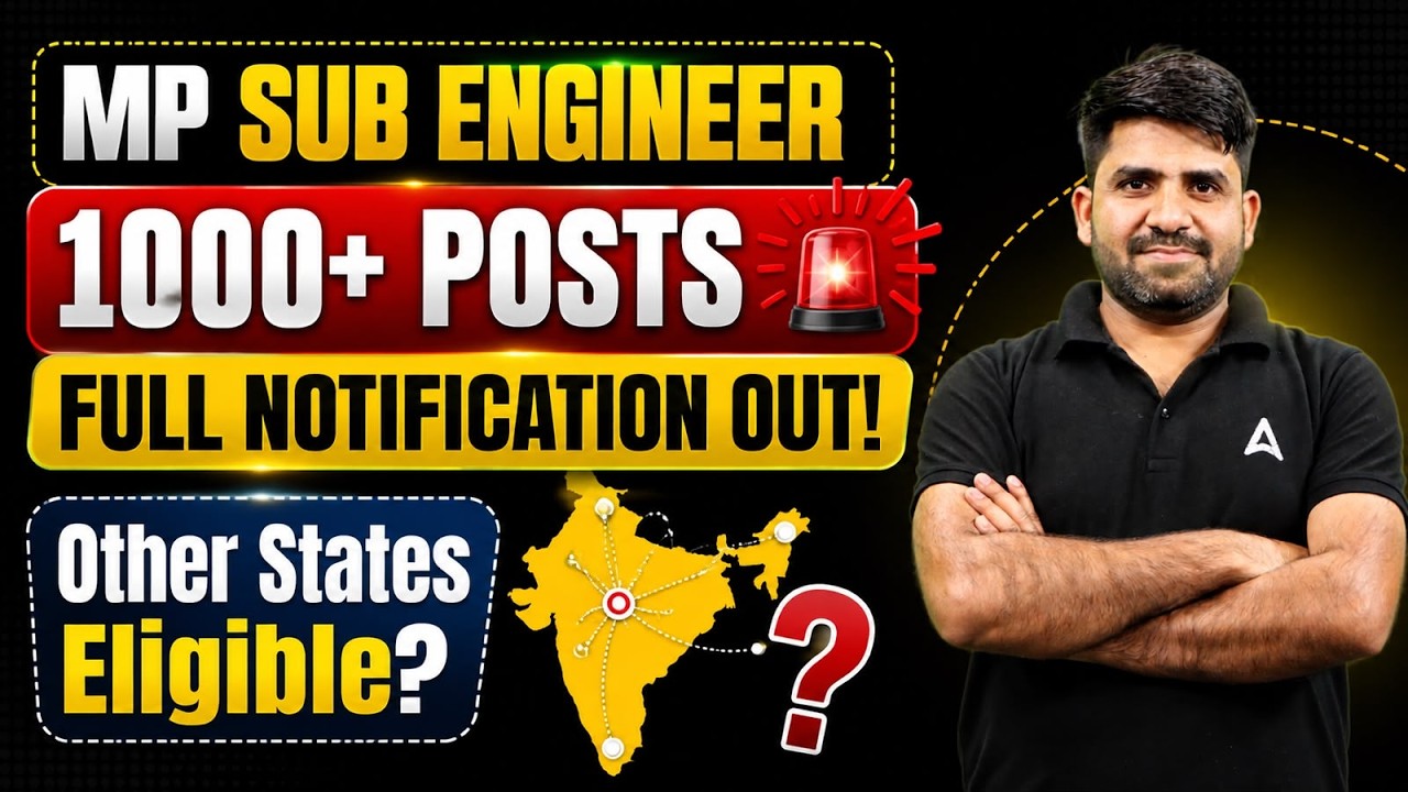MP Sub Engineer Vacancy 2026 | MPESB Sub Engineer Vacancy 2026 | MP Sub Engineer Notification 2026