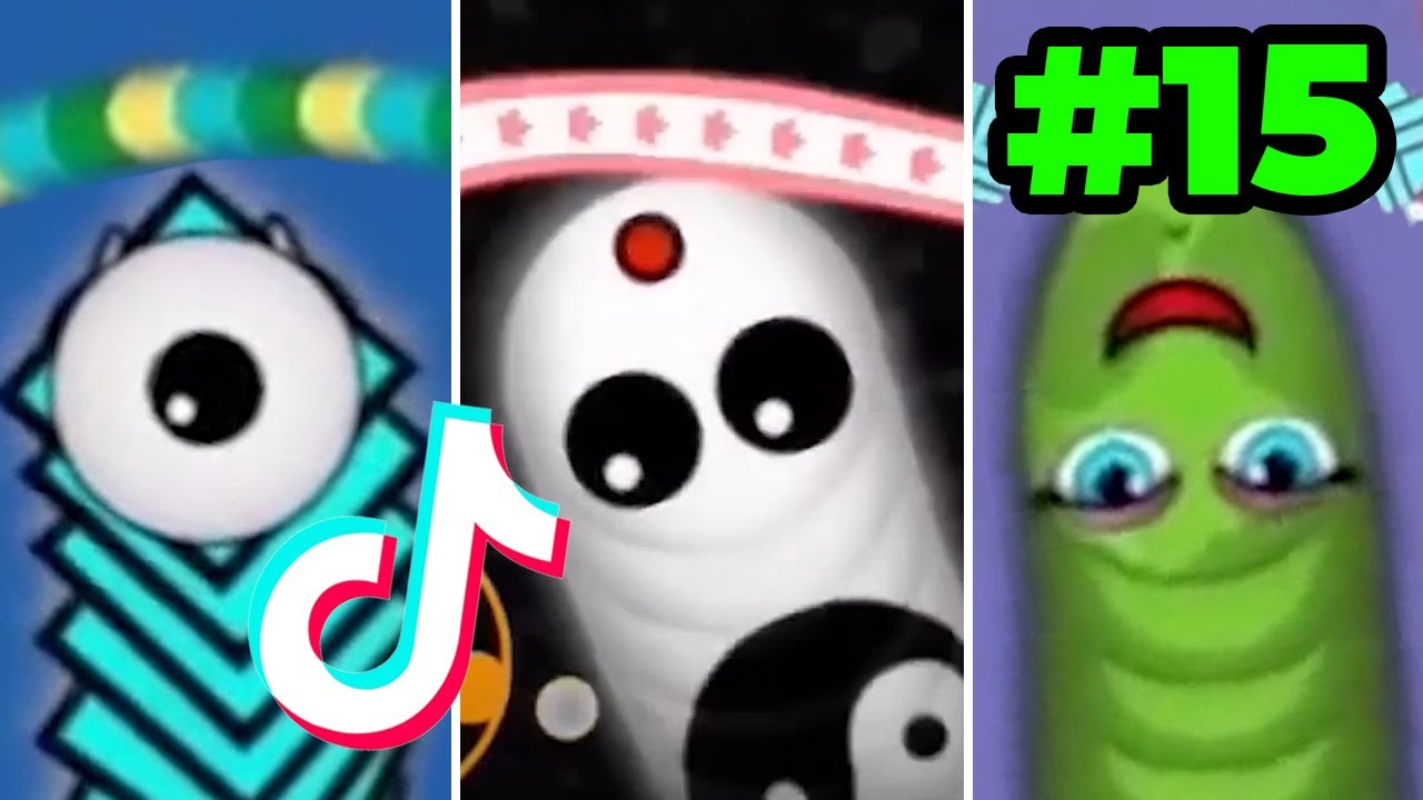 Kumpulan TikTok WormsZone.io viral video - cacing game Tik Tok #15