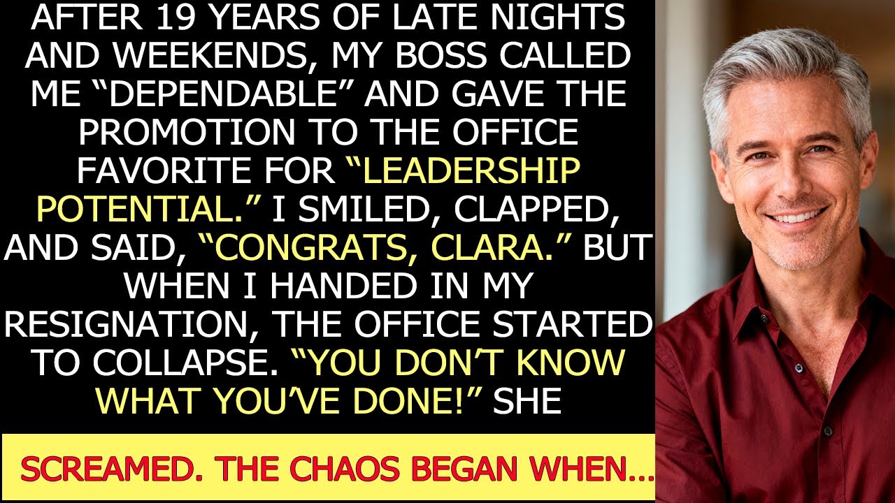 I Worked Perfectly For 19 Years… Then My Boss Gave The Promotion To The OFFICE FAVORITE 