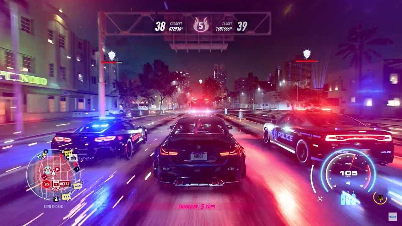 Need For Speed Heat OST - Pursuit Music (Night)