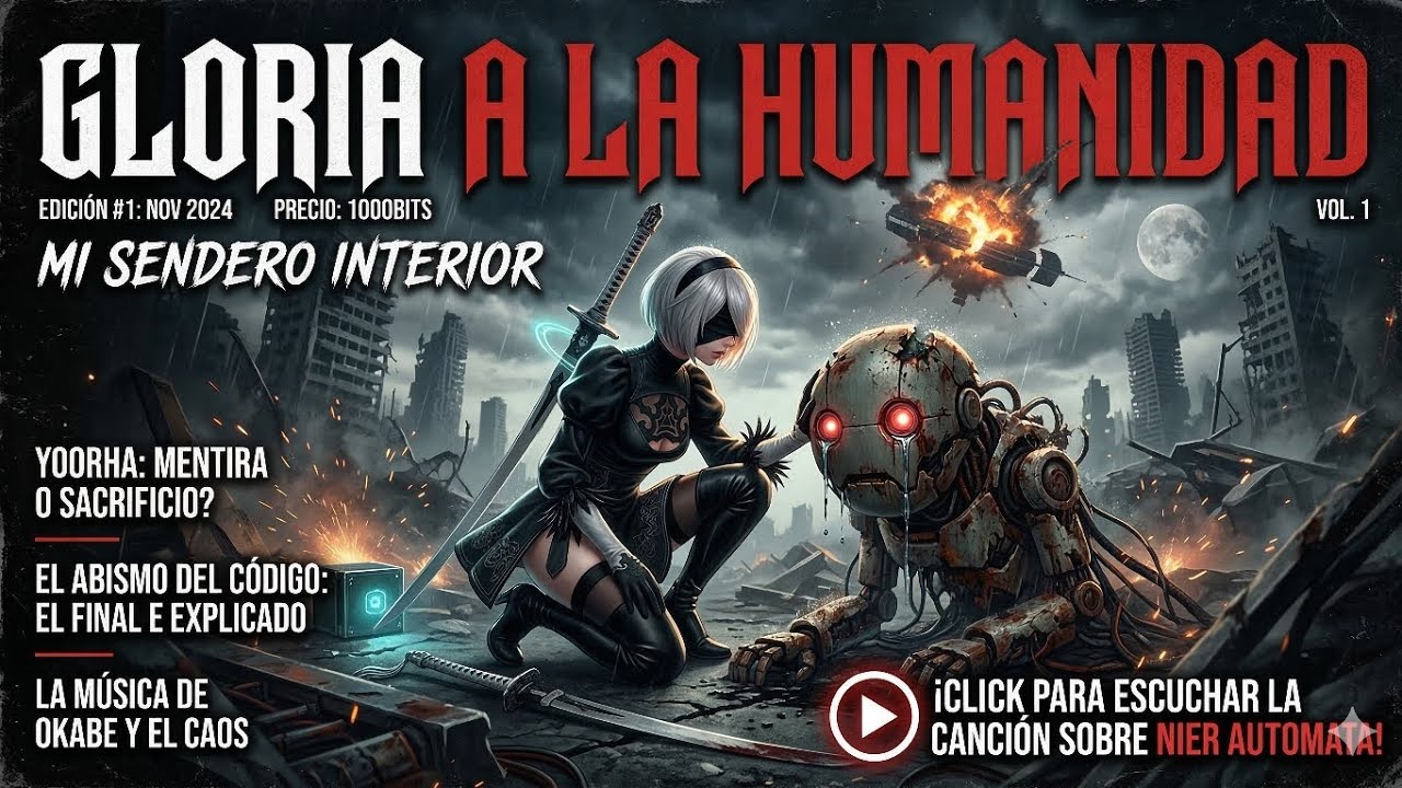 Gloria a la humanidad / ¿Borrarías tus datos por un extraño? NieR:Automata/Gothic Industrial Metal