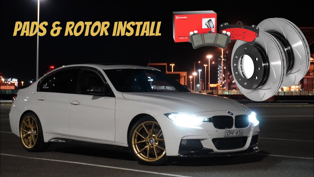 brake pads & rotors on an F30 328i replacement and upgrades