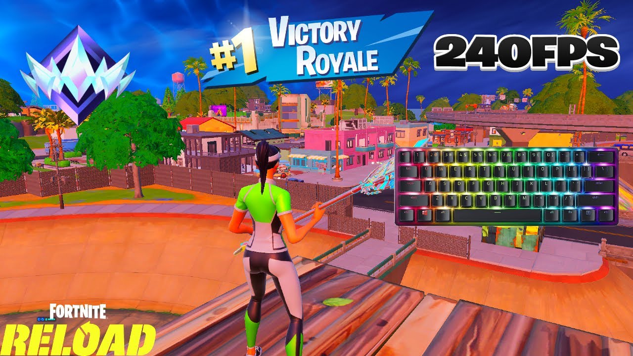 Fortnite Unreal Ranked Reload On PC {Keyboard & Mouse Gameplay} 240FPS 4K