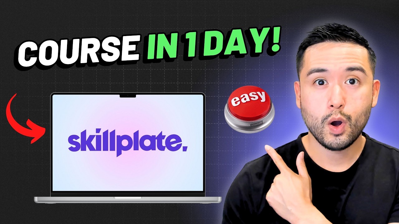 Как я использовал Skillplate для БЫСТРОГО создания и продажи курса! (Демонстрация)