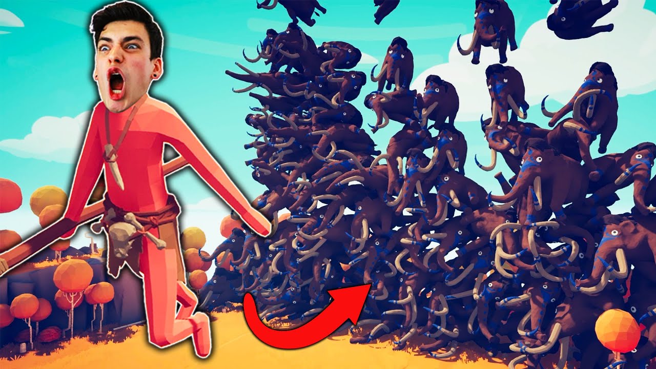 FIGHTING 1,000 MAMMOTHS?! (Totally Accurate Battle Simulator)