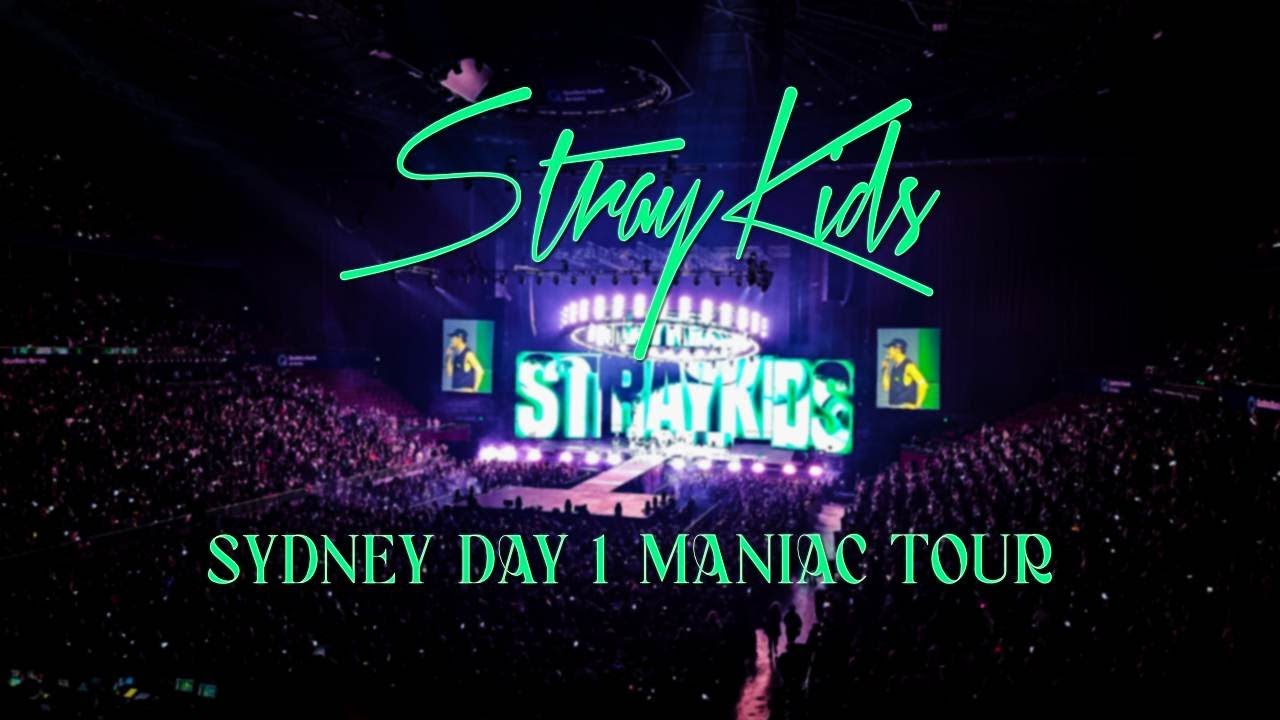 Stray Kids Sydney Day 1 Maniac Tour - Full Concert 2023!