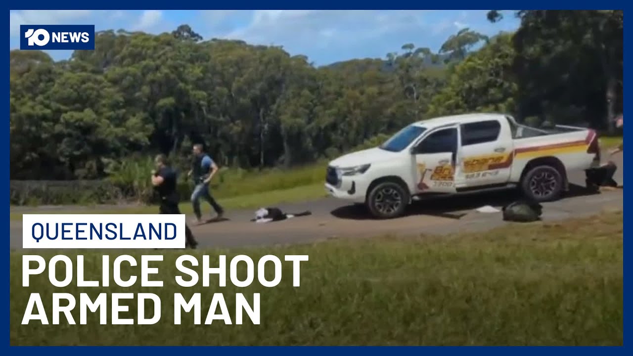 Queensland Police Shoot Alleged Armed Man On Motorway | 10 News