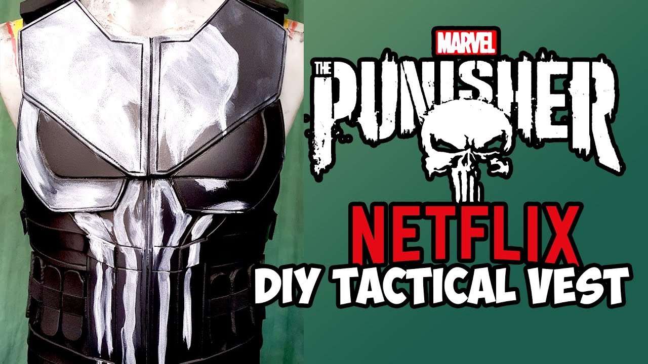 Punisher Netfix tactical vest How To DIY cosplay