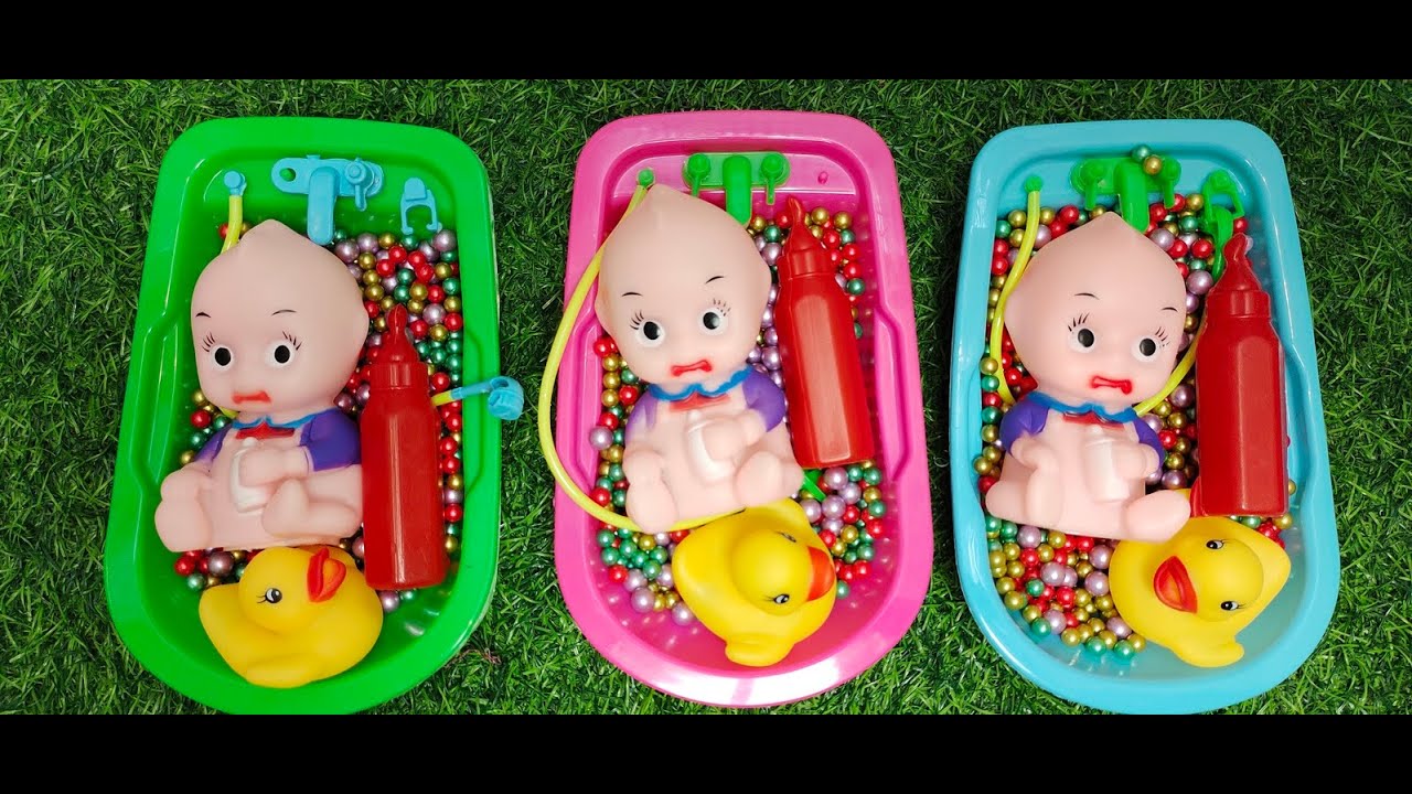 ASMR VIDEO MIXING FUNNY BEADS ASMR IN THE CUBE AND BOTTLE