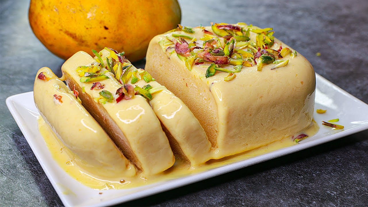 Mango Ice Cream In Lock-Down | No Cream No Condensed Milk Ice Cream Recipe | Yummy