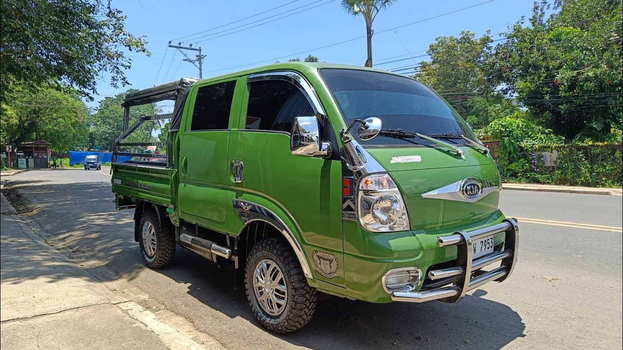 Kia Bongo 3 4x4 Double Cab Off road set up