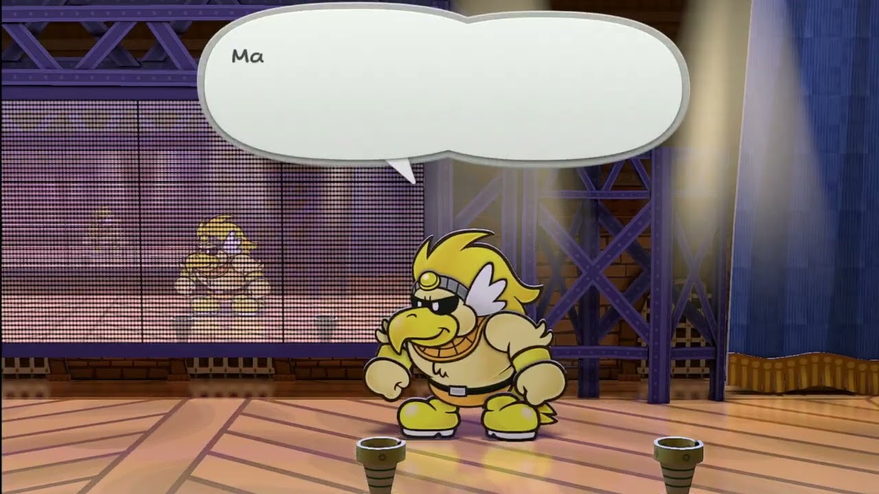 Paper Mario The Thousand Year Door Remake Boss 19: Rawk Hawk