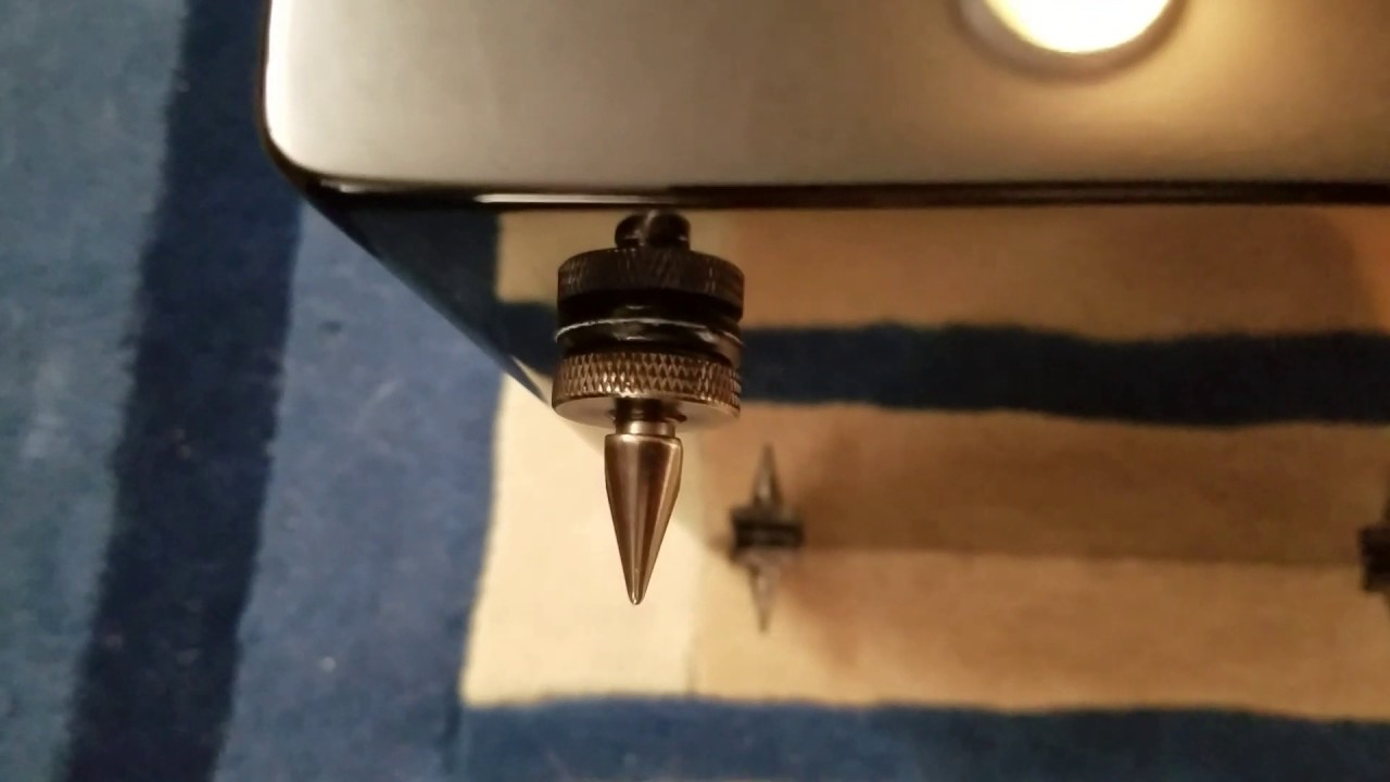 SVS Speakers floor spikes installed and tested