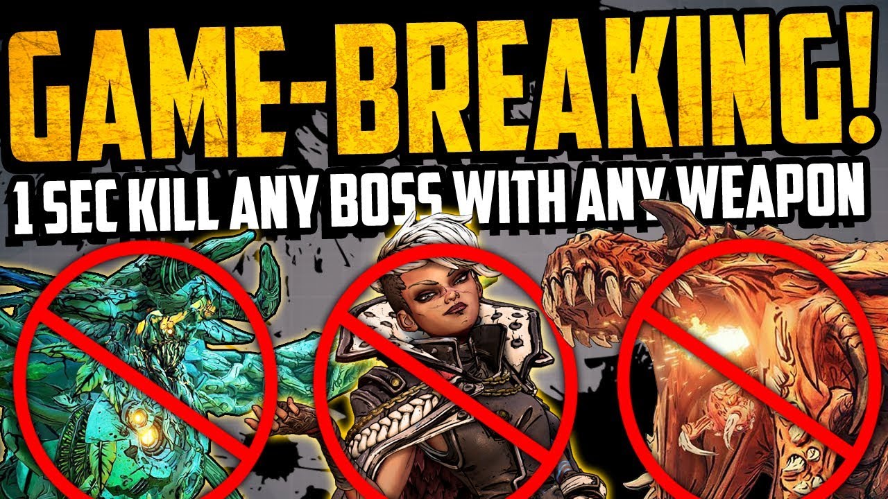 Borderlands 3: WTF GLITCH - 1 SEC KILL ANY BOSS WITH ANY WEAPON - GAME BREAKING GLITCH - MUST SEE