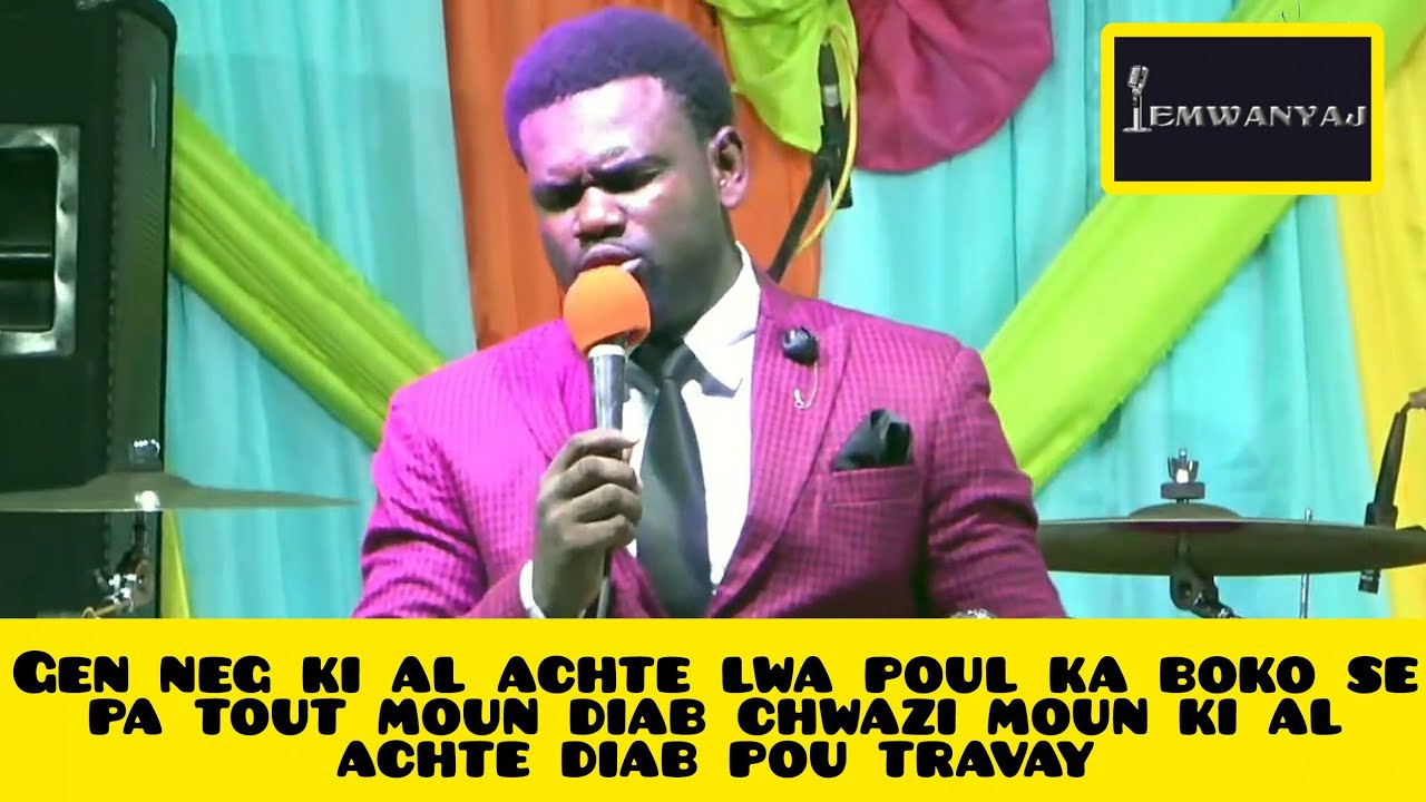 Gen neg ki al achte lwa poul ka boko se pa tout moun diab chwazi moun ki al achte diab pou travay