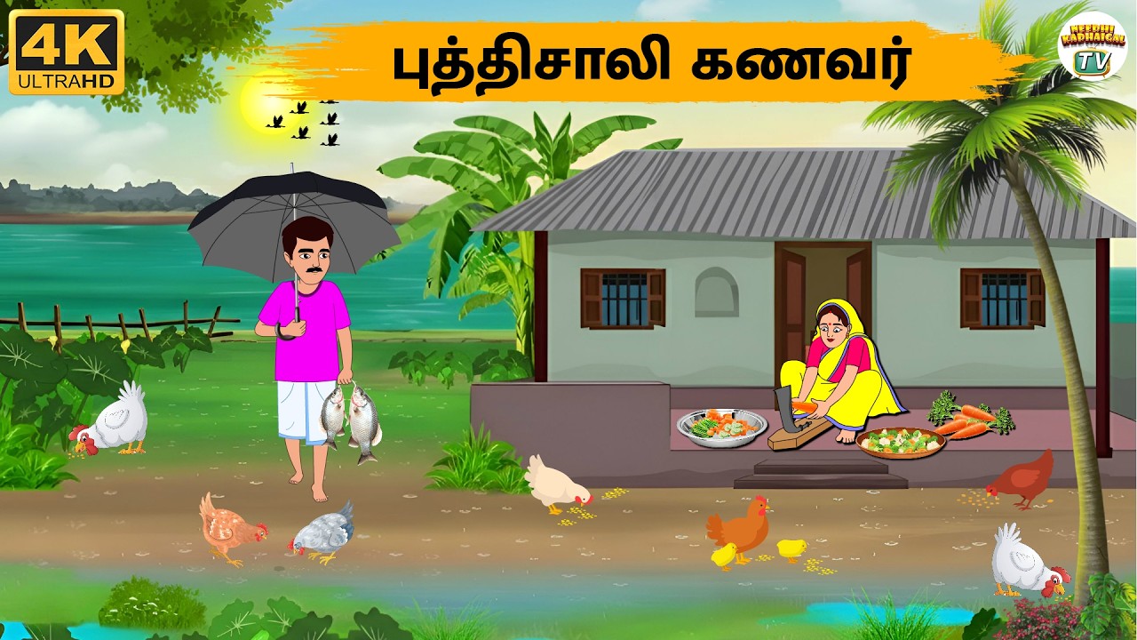 Tamil Stories - புத்திசாலி கணவர் - Needhi Kadhaigal Tv - 322 | Moral Stories