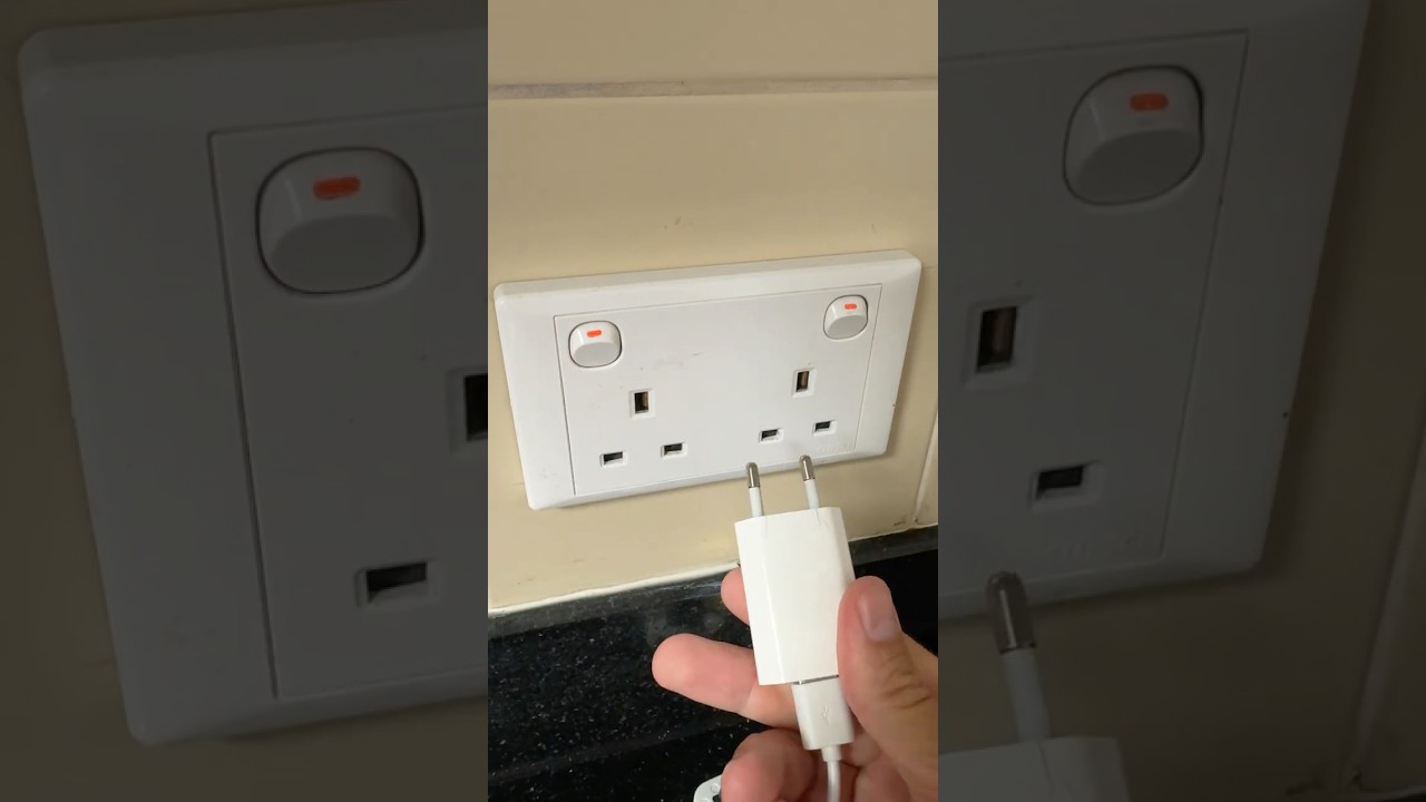 Розетка типа G &mdash; лайфхак без адаптера 🔌😅!!!