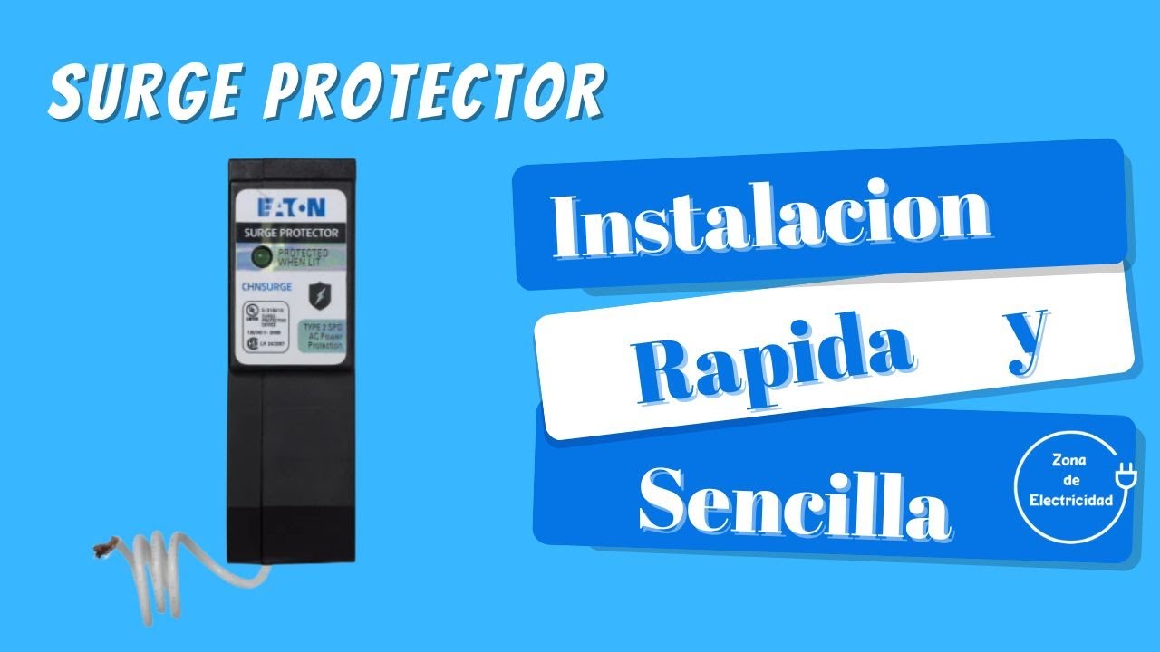 instalando un surge protector