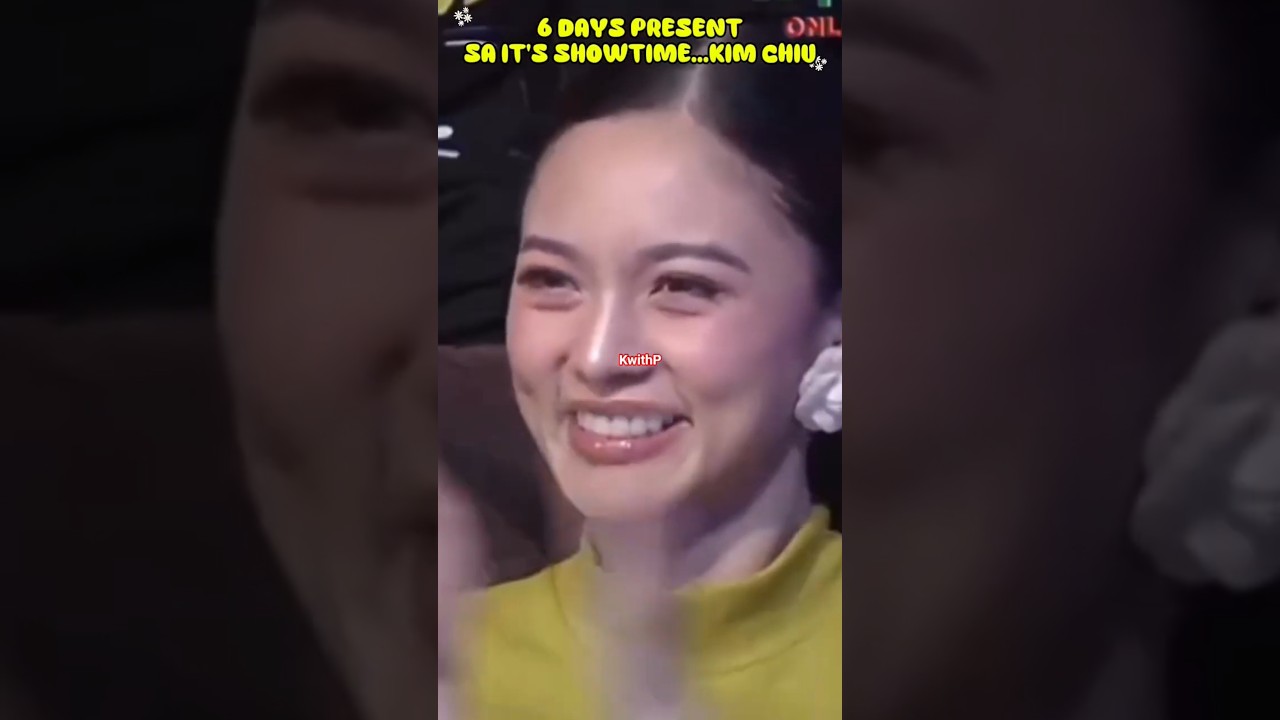 6DAYS PRESENT SA IT'S SHOWTIME KIM CHIU 