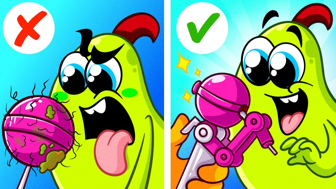 UGH! Outdoor Hacks For Smart Pears! Animated Adventures By Pear Vlogs🍐