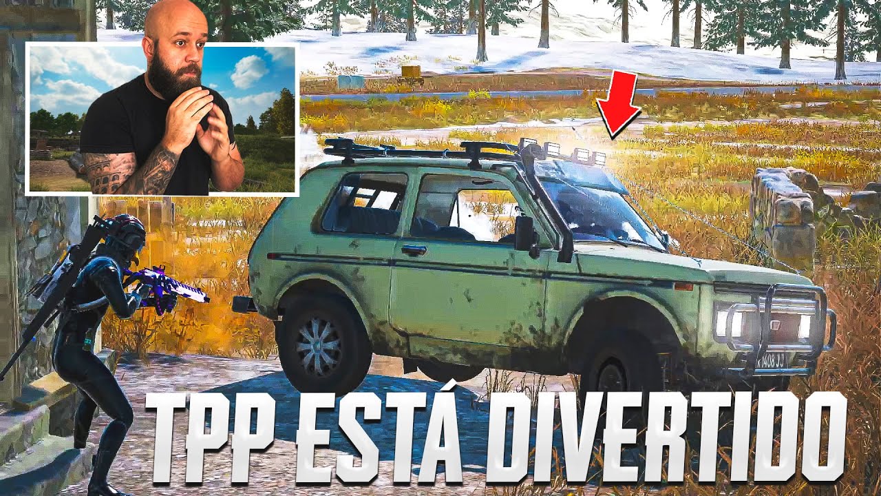 ADMITO O TPP DO PUBG JÁ ESTÁ MAIS DIVERTIDO QUE O FPP