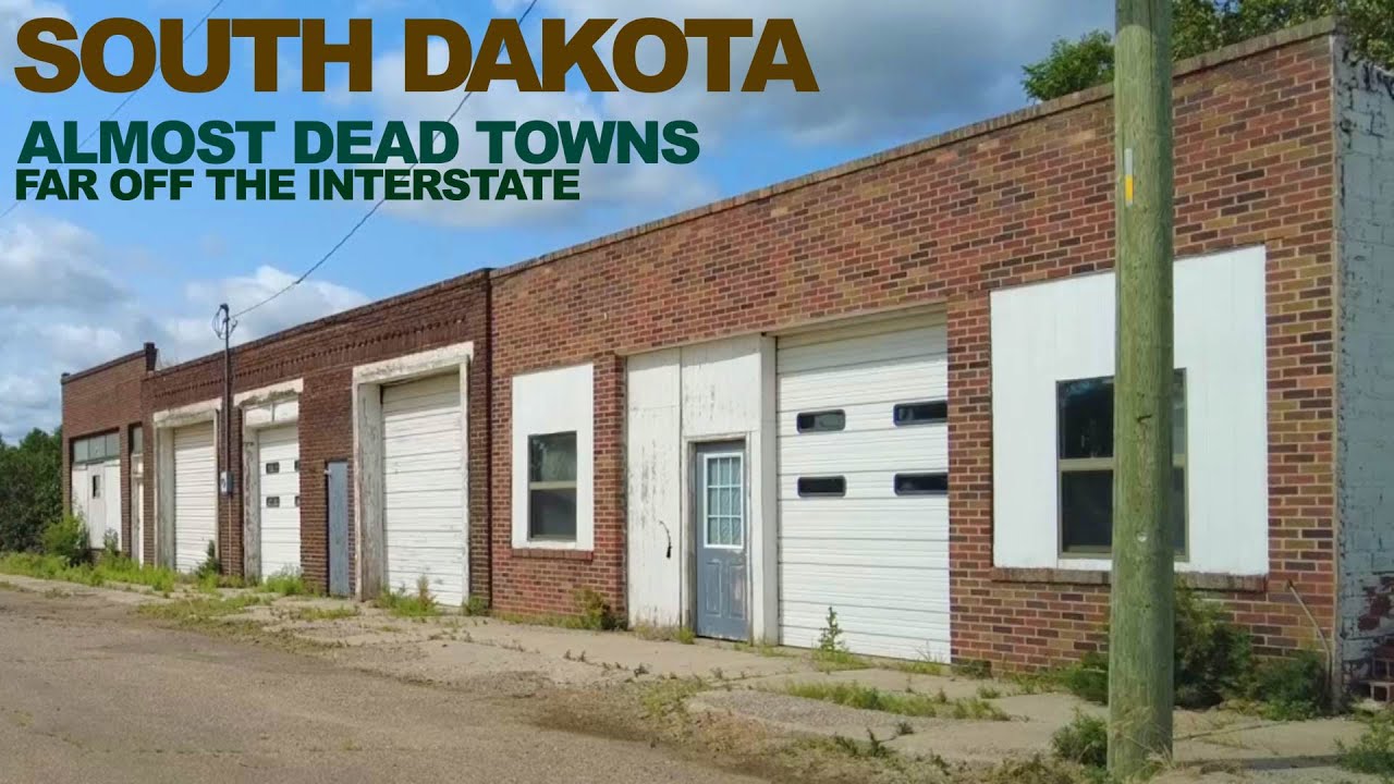 Almost DEAD Towns In Rural SOUTH DAKOTA - Far Off The Interstate